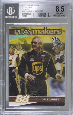2005 Press Pass Playmakers eBay Preview Dale Jarrett #EB108 BGS 8.5 HOF - Image 1 of 2