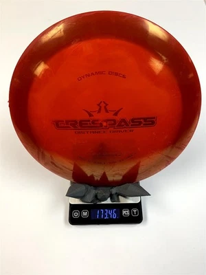 Dynamic Discs Lucid Trespass Disc Golf Distance Driver: Shimmer Red - 173g - Image 1 of 4