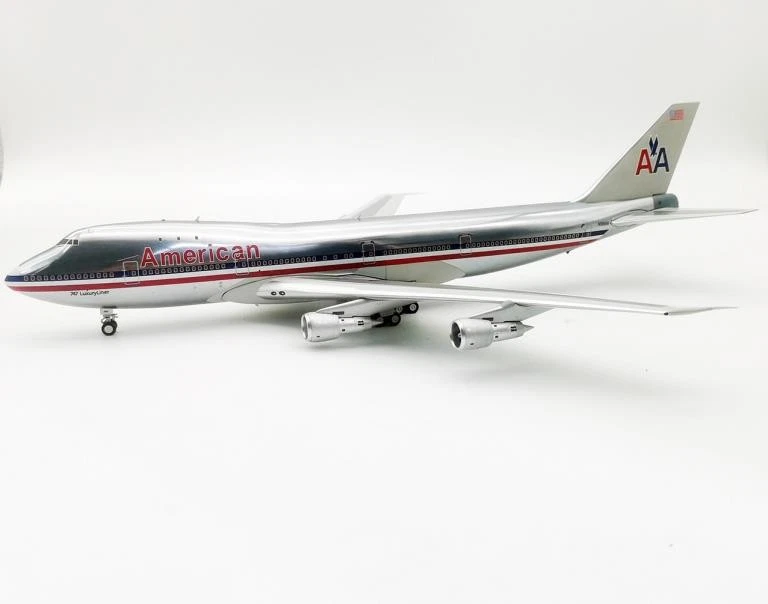 Americano Airlines N9666 Boeing 747-123 con Supporto 1:200 Inflight200 - Immagine 1 di 1