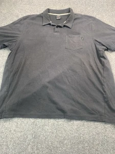 Oakley Shirt Mens 2XL Shirt Polo Black Short Sleeve Pocket Golf - Picture 1 of 17
