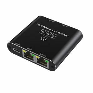 Gigabit Networking Splitter 3 Port RJ45 Fast Speed Stable Connection for Home - Photo 1/7