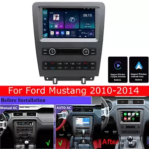 9" Android 13 Stereo Radio NAV GPS 4+32GB For Ford Mustang 2010-2014 w/ Carplay - Picture 1 of 24