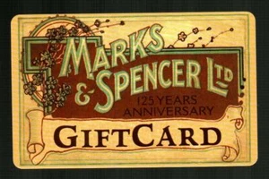 MARKS & SPENCER ( UK ) 125 Years Anniversary ( 2009 ) Gift Card ( $0 ) - Picture 1 of 1