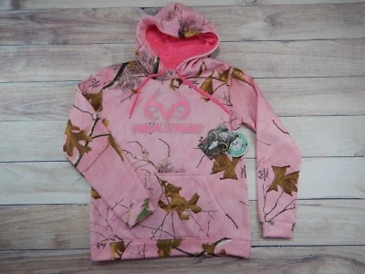 Womens Realtree Xtra Pink Hoodie Hunting Sweatshirt Small - Image 1 of 4