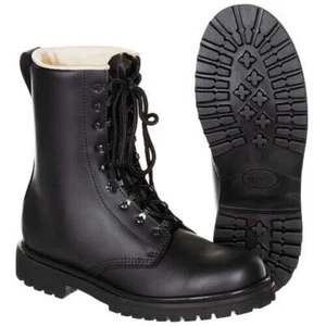 MFH Kampfstiefel Vollleder Schwarz EU 38 Springerstiefel Armeestiefel Boots - Bild 1 von 1