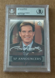 JIM NANTZ SIGNED 2004 UD SP AUTHENTIC BECKETT BAS COA - Picture 1 of 2