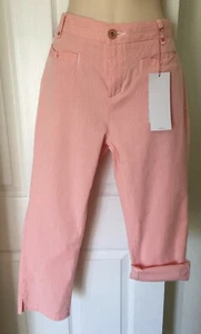 Women"s Shorts M&S Per Una Weekend Size 14,16 & 24 Med Roma Striped Shorts - Picture 1 of 3