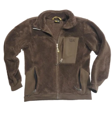 Chaqueta para mujer Moutain Hard Wear Sherpa polar pila profunda cremallera completa marrón mediana Foto 1 de 4