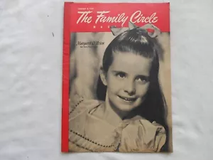 THE FAMILY CIRCLE magazine-FEBRUARY 6,1946 Margaret O'Brien - Picture 1 of 2