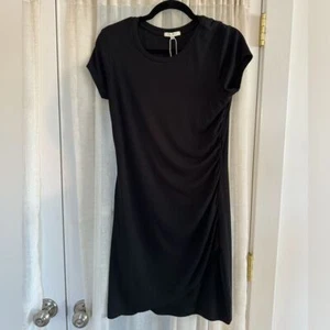 NWT Z Supply Muse Mini Dress black ribbed Sz Med - Picture 1 of 9