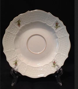 Hochst Rose Saucer #2 Hand-Painted Porcelain Made in Germany New - Picture 1 of 6