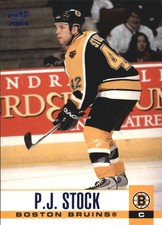 2003-04 (BRUINS) Pacific Blue #32 P.J. Stock/250