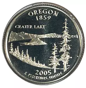 2005 S OREGON PROOF STATE QUARTER NOT SILVER H519 - Picture 1 of 2