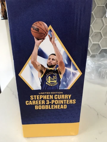 Golden State Warriors 2022 Stephen Curry 3 Pt Career Counter SGA Bobblehead 1/3 Cover