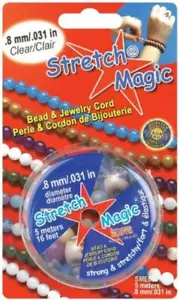 Pepperell Stretch 0.8mm Magic Bead and Jewelry Cord, 5m, Clear (SME-501) - Picture 1 of 1