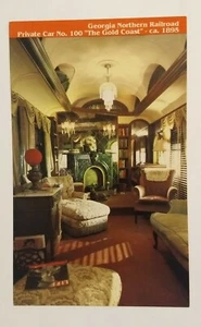 Postcard CA State RR Museum 1981 - Georgia Northern RR Private Car #100 c1895 - Picture 1 of 2