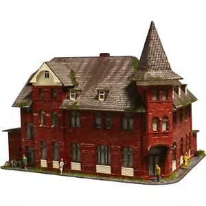 Diorama H0/1:87 Revell Stadthaus Zollamt Verwaltungsgebäude patiniert#begrünt - Bild 1 von 10