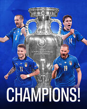 ITALY - 2020 EURO CHAMPIONS, 8x10 Color Team Photo