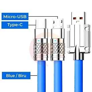 USB DATA CHARGER CABLE  MICRO / TYPE TYPE C FAST CHARGING 120W CHEAP - Image 1 of 4