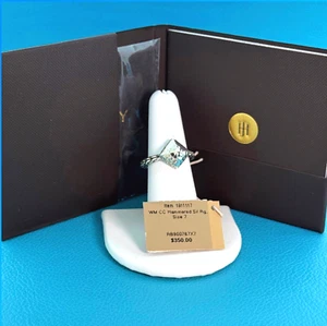 John Hardy Sterling Silver 925 Hammered Square Ring Size 7 NWT Retail $350.00 - Picture 1 of 9