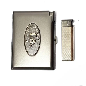 Zigarettenetui Feuerzeug Metall Case Etui Zigaretten Aufbewahrung Box Schachtel - Bild 1 von 3