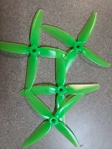 HQProp Popo DP Set Of 4 Green Propellers 5.1x4.1x3 - Picture 1 of 1