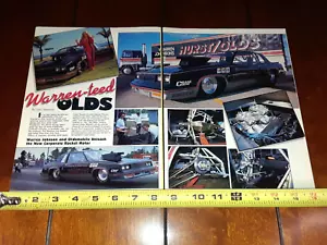 1983 HURST OLDSMOBILE WARREN JOHNSON LINDA VAUGHN ARTÍCULO ORIGINAL - Imagen 1 de 12
