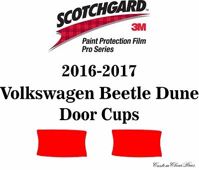 3M Scotchgard Paint Protection Film Pro Series 2016 2017 Volkswagen Beetle Dune - Image 1 of 3