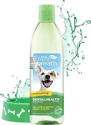 TropiClean – Dog Dental Care for Bad Breath – Remove Plaque Off Teeth - 473ml - Image 1 of 4