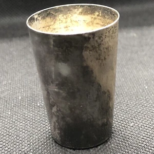 925er Silber Becher von Gebr. Kühn Einhorn Halbmond & Krone Alt Vintage Antik - Bild 1 von 9