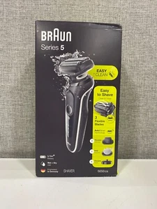 Rasoio Elettrico per Uomo, Rasoio Impermeabile a Foil, Serie 5 5050cs, Rasatura Wet & Dry - Foto 1 di 2