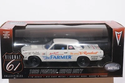 HIGHWAY 61 1963 PONTIAC SUPER DUTY SCALE 1:18 DIECAST - Image 1 of 4