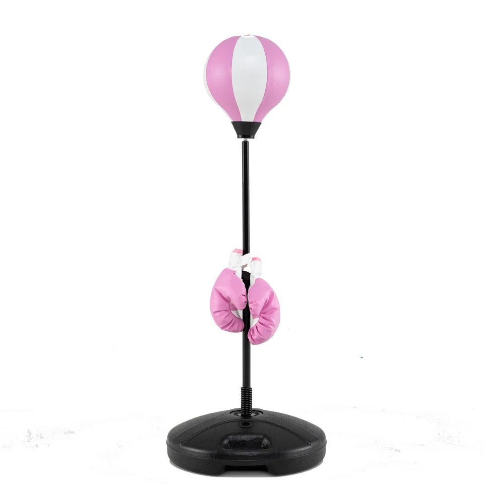 Punchingball mit Boxhandschuhe Kinder Boxball Standboxsack höhenverstellbar - Bild 1 von 1