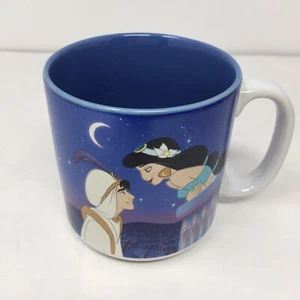 1990 Vintage Aladdin Mug With Jasmine and Genie The Disney Store Collector. NIB - Picture 1 of 11