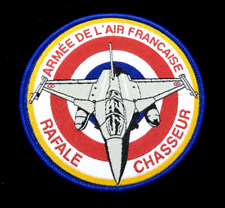 TOPPA PATCH MILITARE - ARMEE DE L'AIR FRANCAISE / RAFALE CHASSEUR
