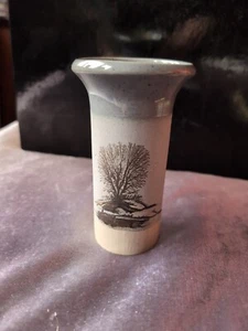 Quality Studio Pottery Vase Trees And Nature Scene - Picture 1 of 6