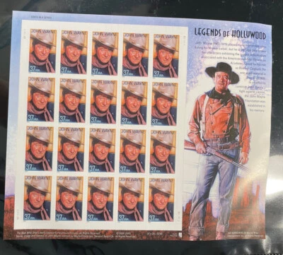 Sc # 3876 ~ 20 ~ 37 cent John Wayne - Image 1 of 2