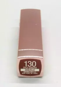Maybelline Color Sensational Shine Lipstick 130 Spicy Sangria - Picture 1 of 2
