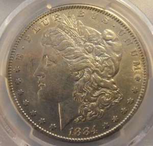 1884 S Morgan Silver Dollar, Tough Date  (84S916) - Picture 1 of 6