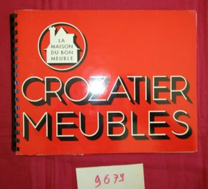 Nr. 9679 / CROZATIER Möbel / Luxus Spiralkatalog 1935  - Bild 1 von 2