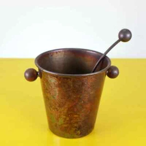 secchiello portaghiaccio anni 50 placcato argento - Picture 1 of 9