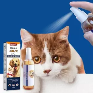 Kräutermilbenspray für Katzen und Hunde. Anti-Insektenspray gegen Läuse Flö Q7R3 - Bild 1 von 11