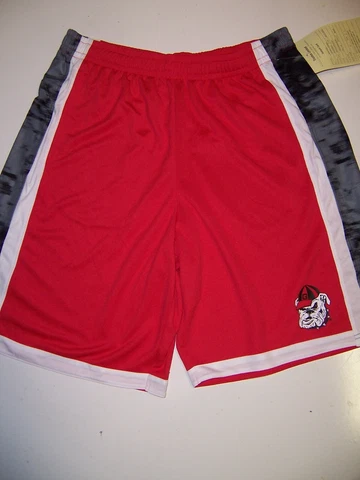 Georgia Bulldogs Drawstring workout Athletic shorts Men's  L Dawgs New Sample Cover