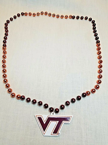 Virginia Tech Beaded Necklace Cover