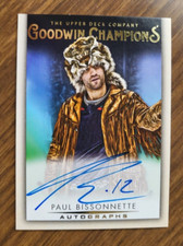 2021 Upper Deck Goodwin Champions Paul Bissonnette SP Auto Autograph
