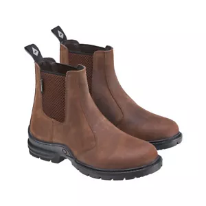Harry Hall Short Yard Boot Brown - Picture 1 of 7