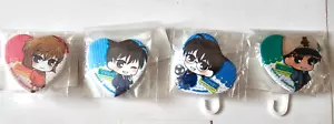 Detective Conan Ichiban Kuji Cafe The Ai-chan Conan can badges and coasters 4 Pc - Picture 1 of 2