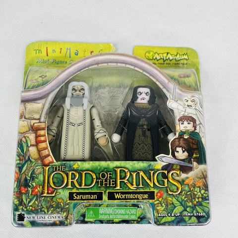 Art Asylum Mini Mates Lord of the Rings Saruman and Wormtongue, New! Cover