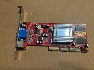 VINTAGE ATI RADEON 7000 32MB AGP VIDEO CARD 8912-942 DDR TV C3D 6052 ZZ3-3(13) - Picture 1 of 5