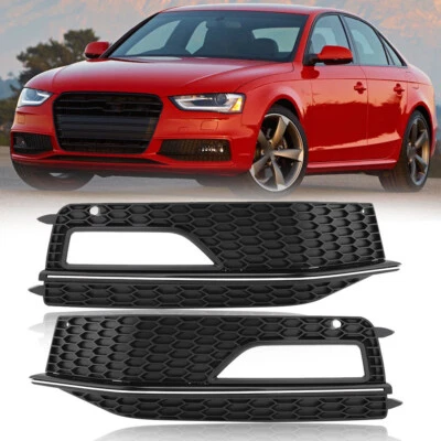 Cubierta de faro antiniebla parachoques parrilla para Audi A4 S-line S4 2013-2015 2016 Foto 1 de 4